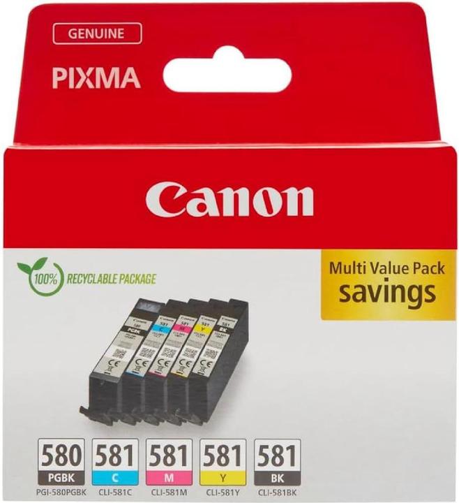 Produktbild Canon PGI-580/CLI-581 Multipack (C, M, Y, BK, PGBK)