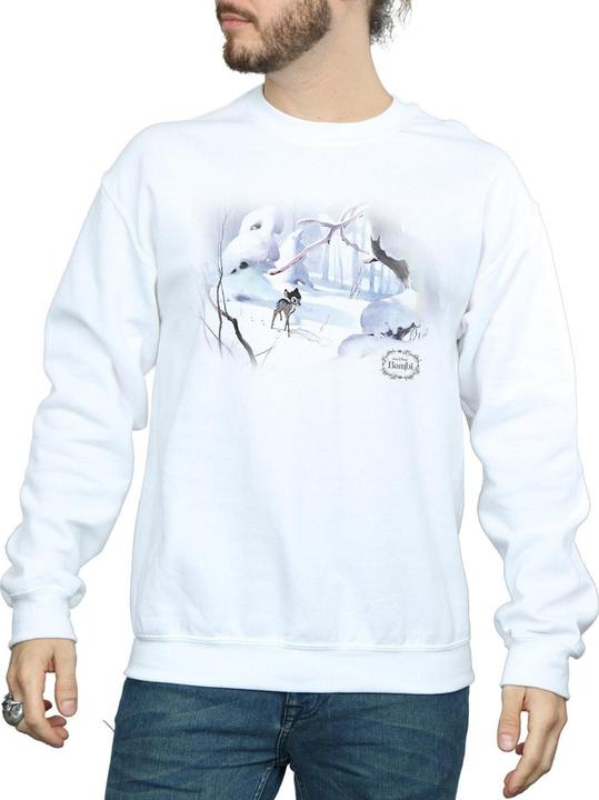 Actual product image Disney Mens Bambi Snow Sweatshirt (M)