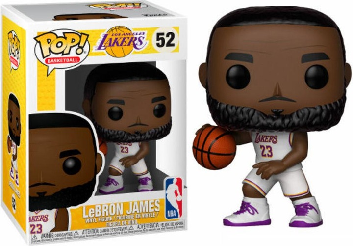 Produktbild Funko POP! - NBA: LeBron James White Uniform (Lakers)