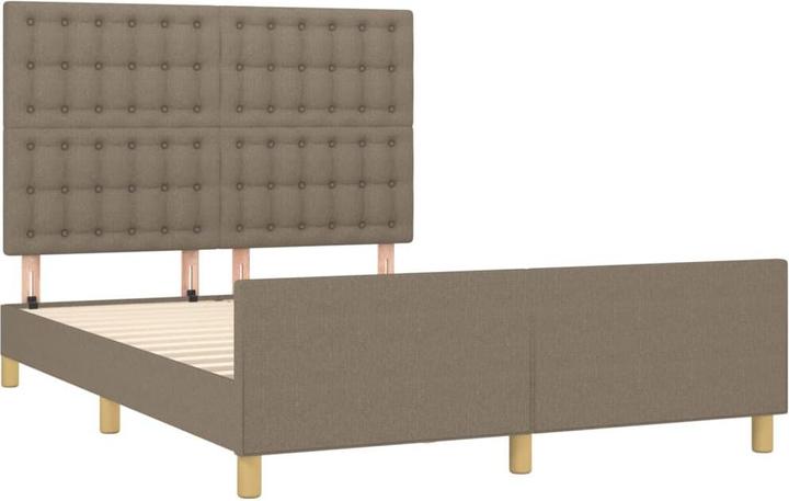 Image du produit vidaXL Bettgestell mit Kopfteil (140 x 200 cm)