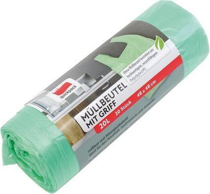 Produktbild Quickpack Müllbeutel 20 ltr. 20 Stck. mit Tragegriff (20x, 20 l)