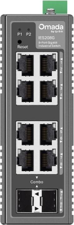 Actual product image TP-Link Omada Switch 8x Gb Industrial IES208G (8 Ports)