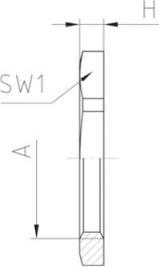 Image du produit Jacob Contre-écrou MS (M25)