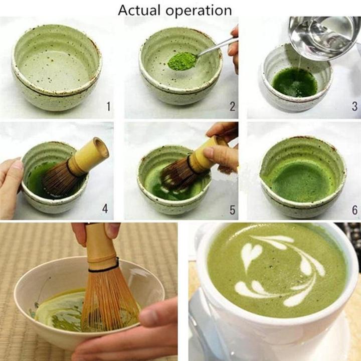 Image du produit Calimatcha Set de thé vert Matcha Kin, y compris le cadeau du balai Matcha