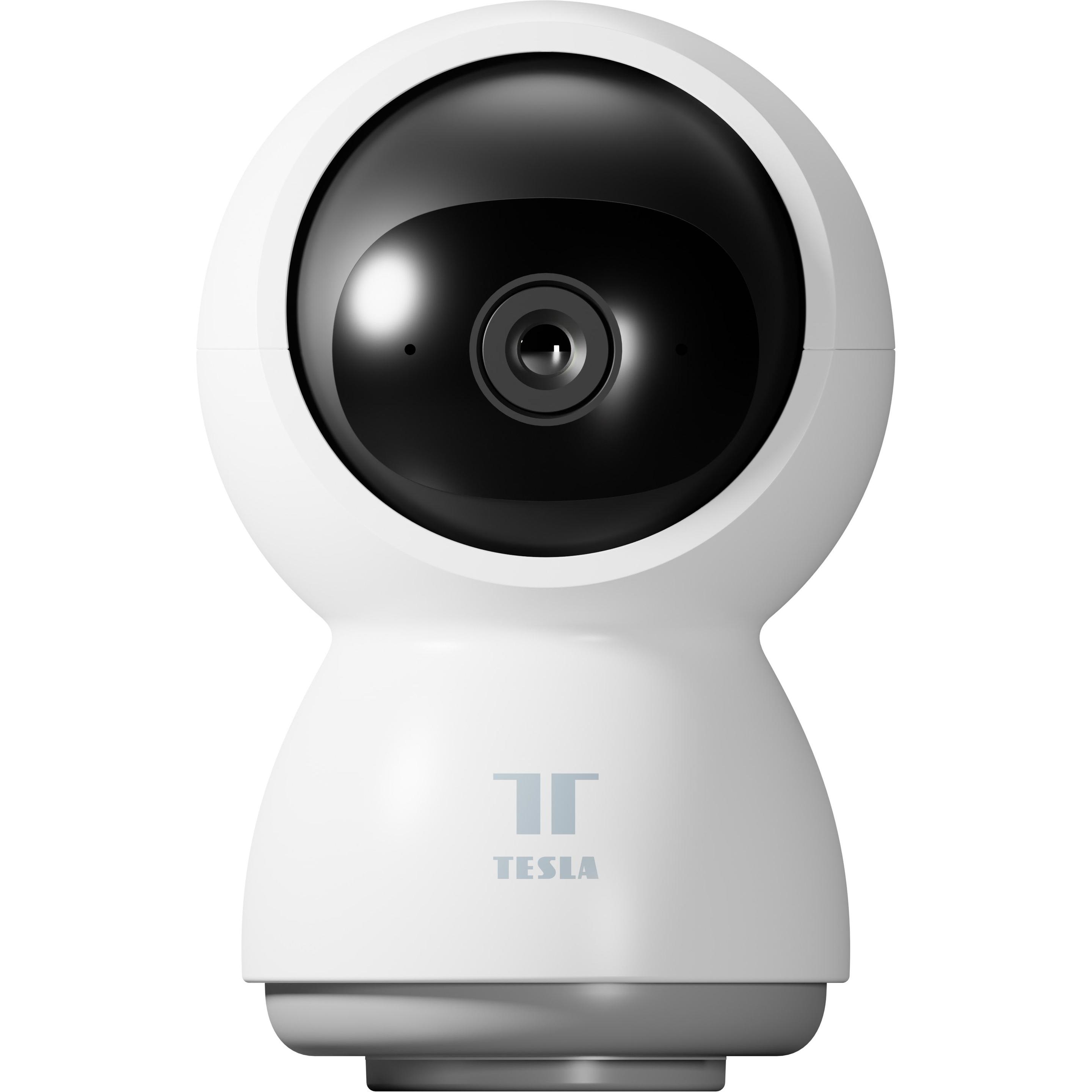 Tesla Überwachungskamera Smart 360 (2022), Innenbereich, weiss/schwarz (1920 x 1080 Pixels), Netzwerkkamera, Weiss