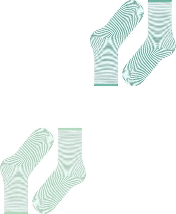 Produktbild Esprit Allover Stripe 2-Pack Baumwollsocken (2er Pack, 39 - 42)