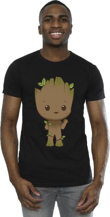 Actual product image Mens I Am Groot Chibi Wave Pose T-Shirt (XL)