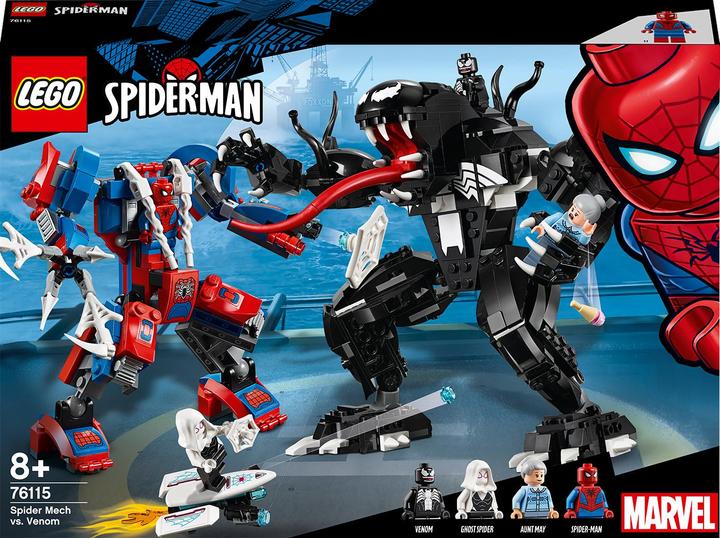 Actual product image LEGO Spider Mech vs. Venom (76115, LEGO Marvel)