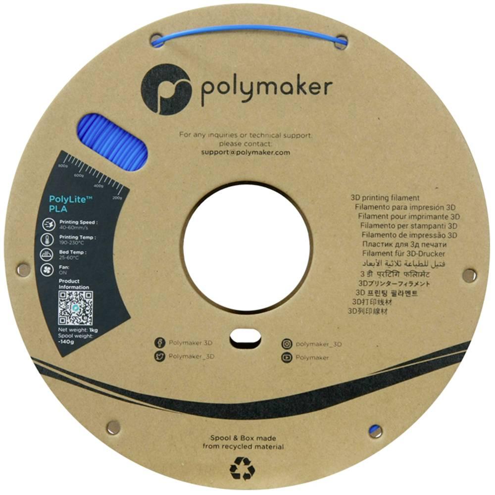 Thumbnail - Polymaker PolyLite PLA (PLA, 1.75 mm, 1000 g, Blau), 3D Filament, Blau