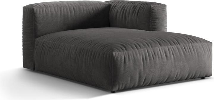 Image du produit Micadoni Chaise longue modulable droite, "Martina", 1 Place, 176x123x75 Fabriqué en Europe (Recamière)