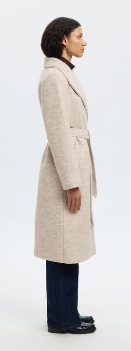 Actual product image Selected Femme Slfrosa Boucle Wool Blend Coat Noos (40)