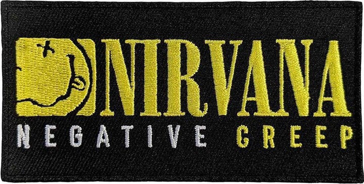 Produktbild Nirvana Negative Creep Woven Iron On Patch (1 x)
