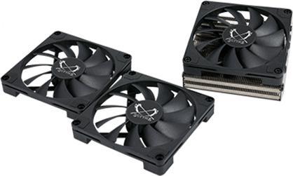 Actual product image Scythe Shuriken 3 (schwarz/silber, 92 mm) (39 mm)