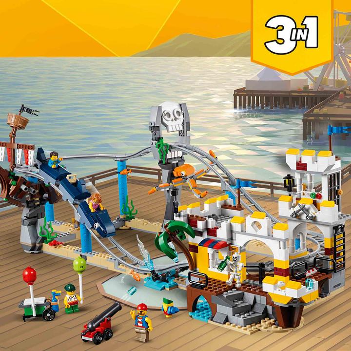 Immagine prodotto LEGO Montagne russe pirata (31084, LEGO Creator 3-in-1)