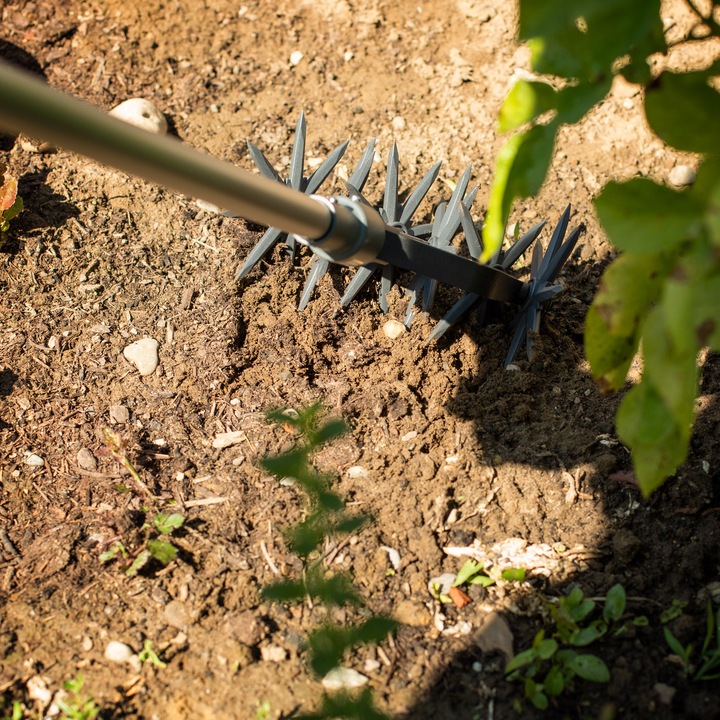 Produktbild UPP Gartenfräse 2 in 1 Handgerät Krümler Kultivator Bodenkrümler Sternfräse