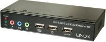 Produktbild Lindy Cat.6 KVM Extender Classic DVI USB