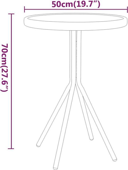Produktbild vidaXL Bistro-Set