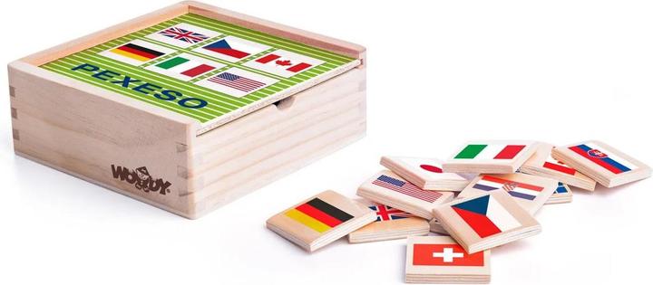 Actual product image Woody Memory game - Flags