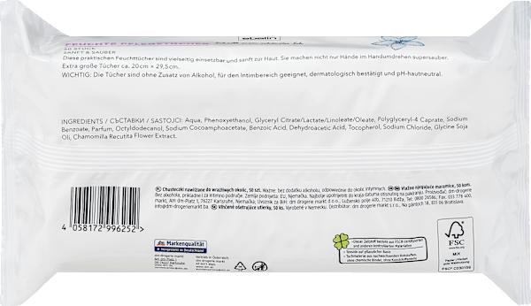 Produktbild dm ebelin Feuchte Tücher (50 Stk.)