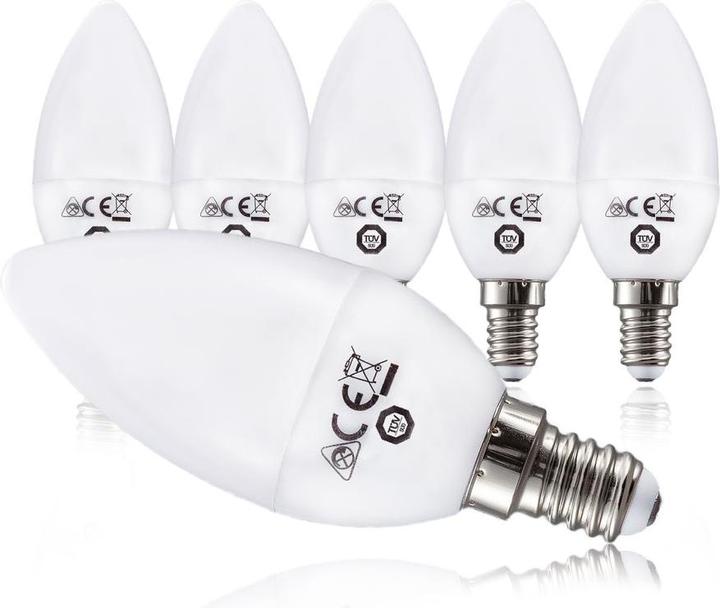 Actual product image B.K.Licht LED bulbs, set of 5, E14/5W (E14, 470 lm, 5x)