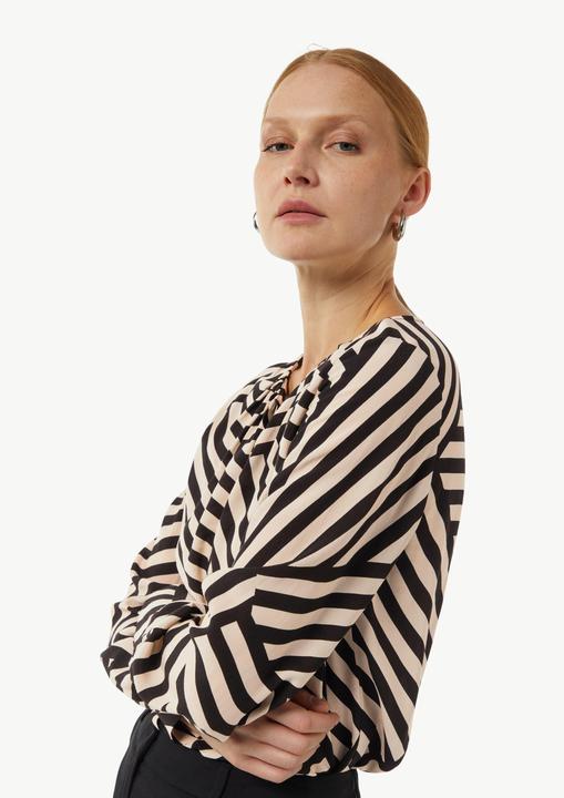 Immagine prodotto Comma Bluse Crêpe-Bluse mit All-over-Print und Faltendetails (42)
