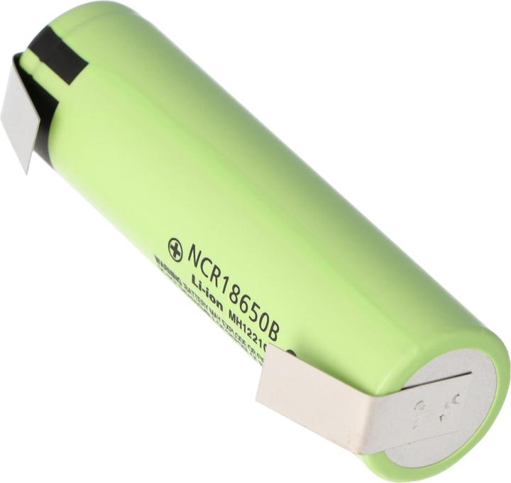 Immagine prodotto Panasonic Batteria NCR18650B + etichetta a saldare U (1 pz., 18650, 3400 mAh)