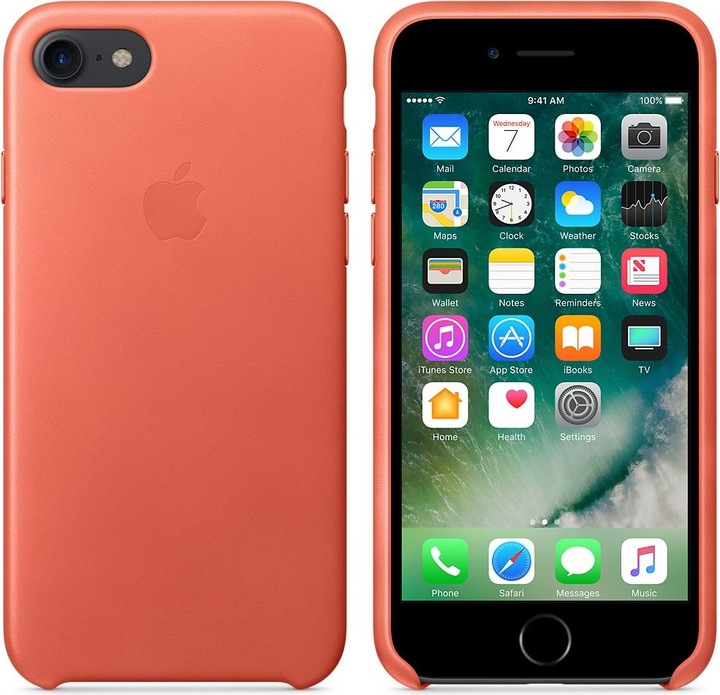 Actual product image Apple Leather Case
