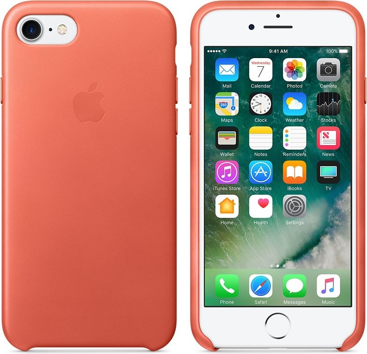 Actual product image Apple Leather Case