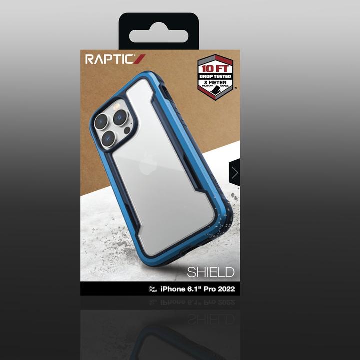 Immagine prodotto X-Doria Raptic Shield Custodia iPhone 14 Pro Armor Cover Blu (Apple iPhone 14 Pro)