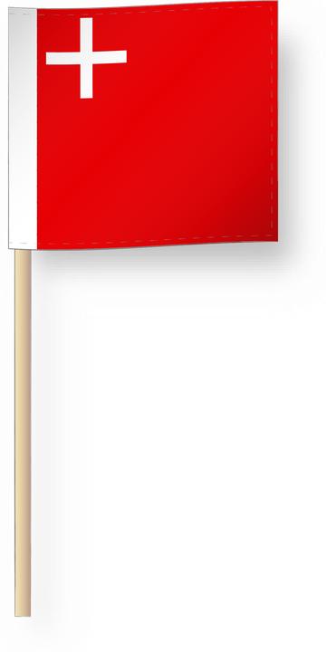 Image du produit Alpenfahnen Schwyz (50 x 50 cm)