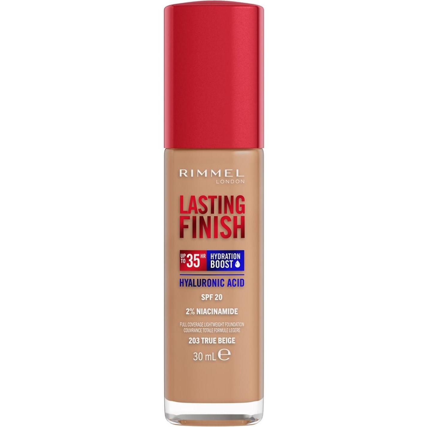 Rimmel London, Foundation, Lasting Finish 35H (203 True Beige)