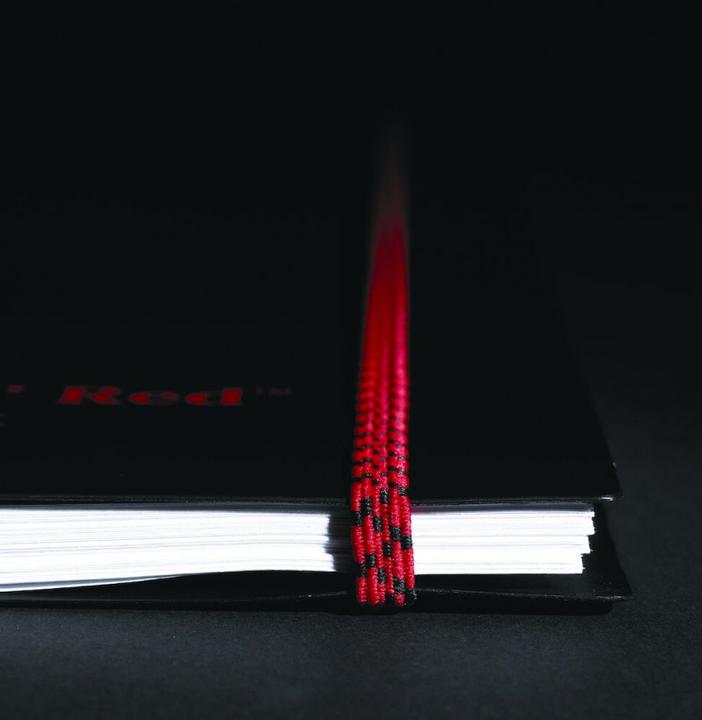 Image du produit Oxford Noir et rouge (A4, À rayures, Couverture souple)