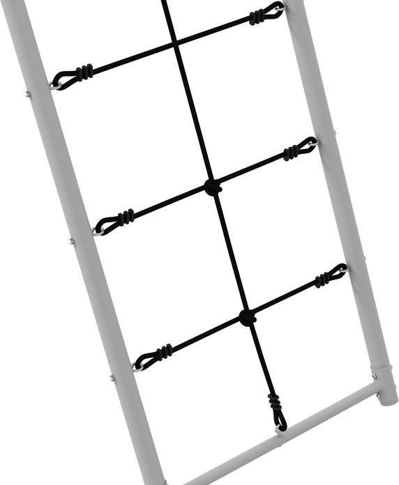 Produktbild Swisshandel24 Kinderschaukel-Set Schaukelgerüst, Schaukelgestell mit 2 Schaukeln, Kletternetz, Sprossenleiter, Gar