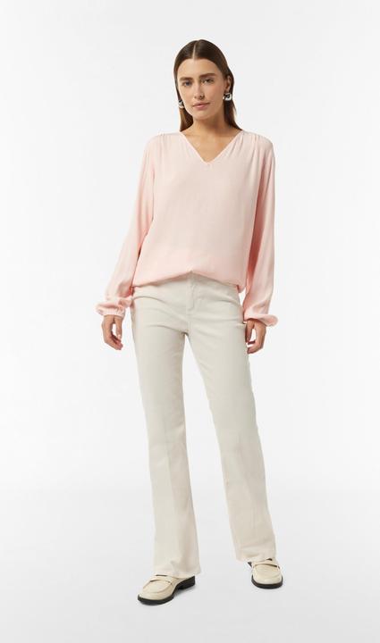 Produktbild Comma Bluse Bluse in Crêpe-Optik mit gerafftem Saum (46)