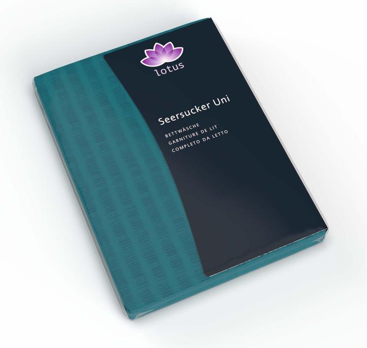 Produktbild Lotus Bettwaren Bettwäsche Satin Seersucker uni (Duvetbezug, 240 x 240 cm)