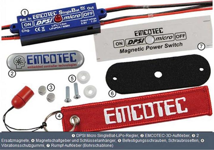 Produktbild Hacker DPSI Micro SingleBat 5,9/7,2 V JR