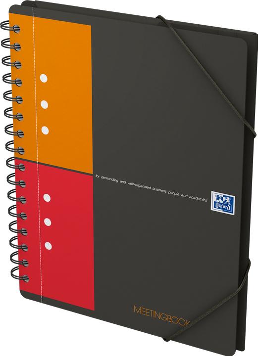 Actual product image Oxford Meetingbook (A5+, Checked, Soft cover)
