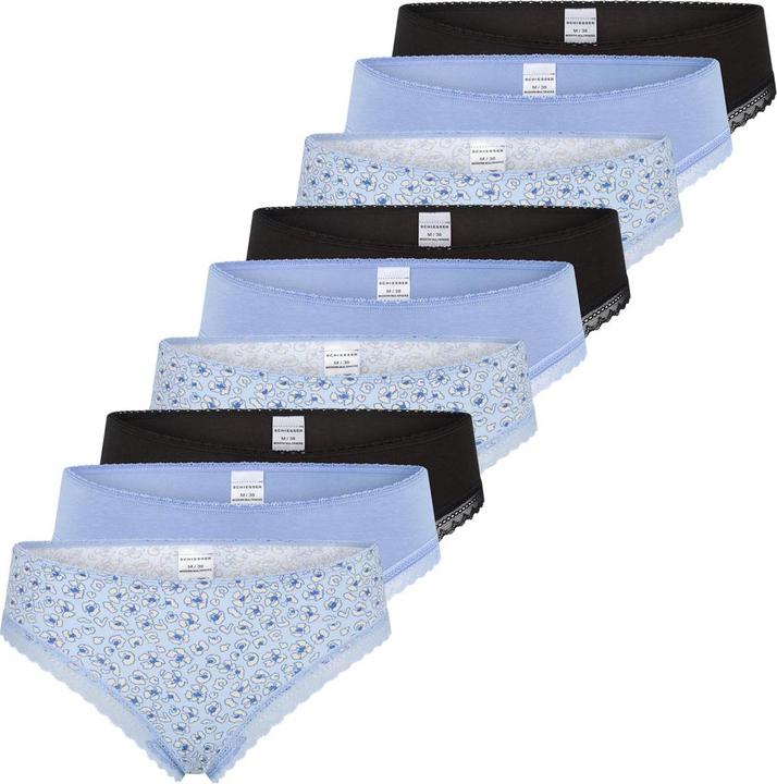 Produktbild Schiesser 9er Pack Modern Multipacks Rio Slip (3XL, 46, 9er Pack)