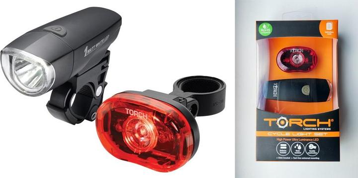 Torch Rinkinys lampki CYCLE LIGHT SET HIGH BEAMER COMPACT 1W + TAIL BRIGHT 0,5W (TOR-54038)