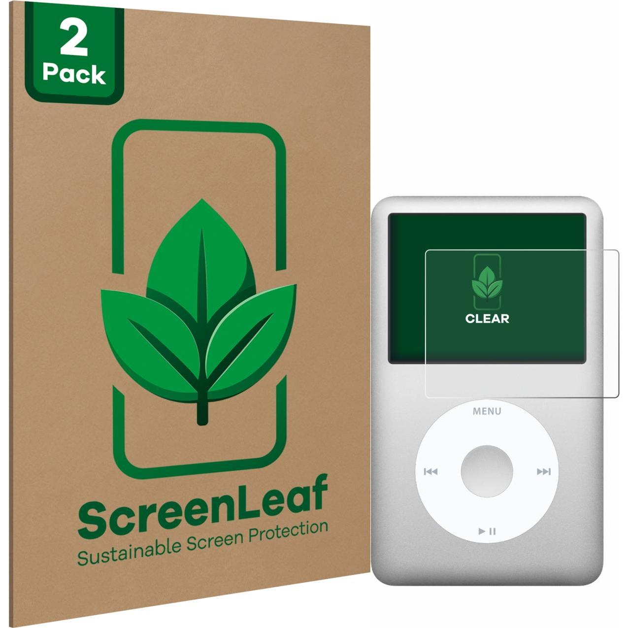 Thumbnail - ScreenLeaf Schutzfolie nachhaltiger Displayschutz Displayschutzfolie Folie Klar Transparent, MP3 + Media-Player Zubehör