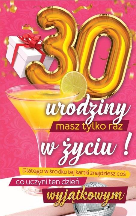 Produktbild Yeku Geburtstagskarte 30 + Aufkleber