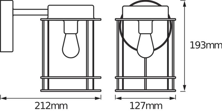 Produktbild Osram ENDURA® CLASSIC POST Down E27 (E27, IP44)