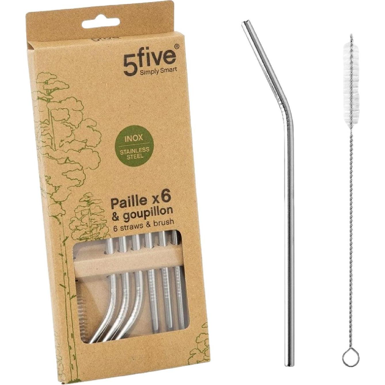 No Name 7pcs Set Ss Straws, Besteck