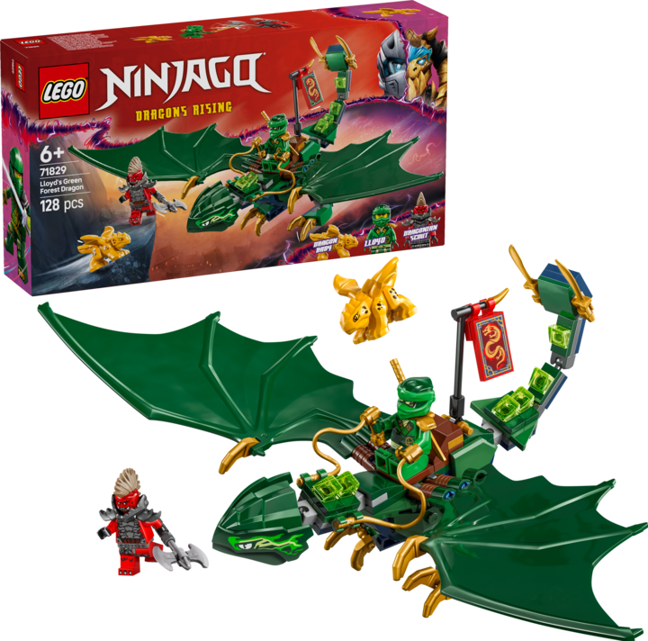 Produktbild LEGO Lloyds grüner Walddrache (71829, LEGO Ninjago)