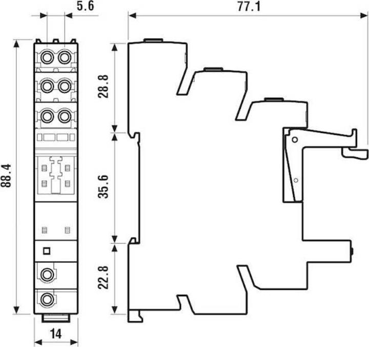 Actual product image Finder Relay socket
