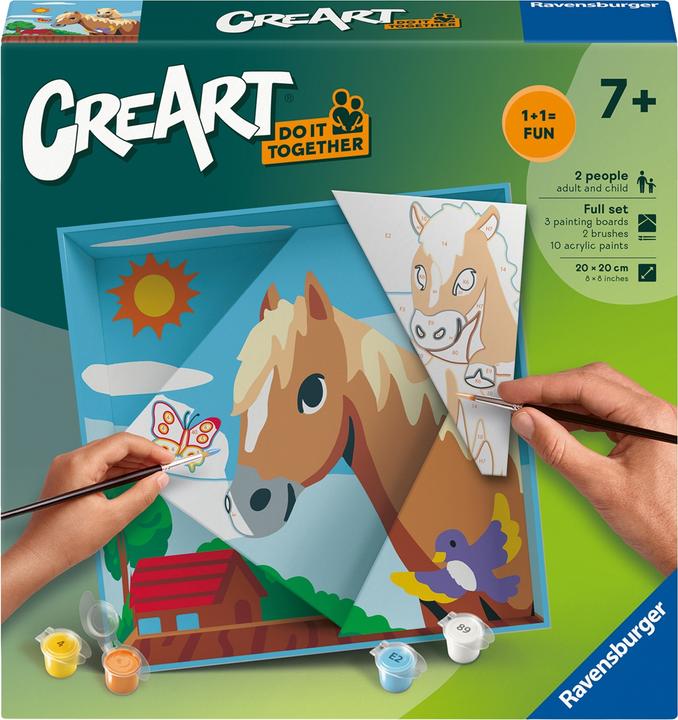 Produktbild Ravensburger CreArt Do it together - Pferde