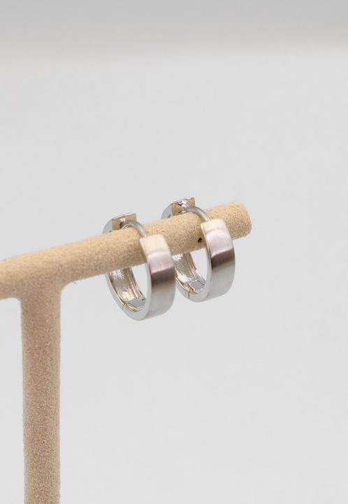 Image du produit Muau Créoles (Or blanc 750/18K)