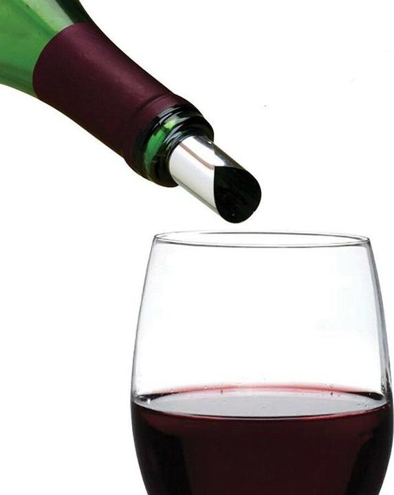 Produktbild Drop Stop 2 silberne Ausgiesser (Weinausgiesser)