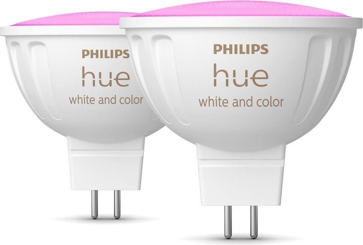 Philips Hue White & Colour Ambiance (GU5.3, 6.30 W, 400 lm, 2 x, G)