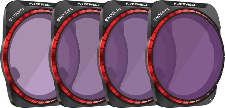 Freewell Filtry Bright Day pro DJI Air 3 (balení 4 ks) (Drone filters, DJI Air 3)